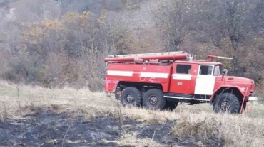 Շահումյան գյուղում այրվել է մոտ 25 հա խոտածածկույթ