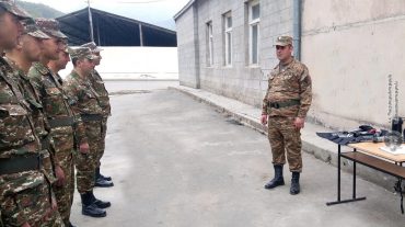 Զորամասում անցկացվել են անվտանգության կանոնների պահպանման պարապմունքներ