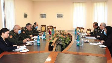 ՀՀ ԶՈւ գլխավոր շտաբի պետն ընդունել է Իրանի դեսպանին