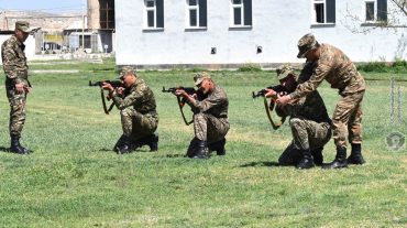 Նորակոչիկների հետ անցկացվել են գործնական պարապմունքներ