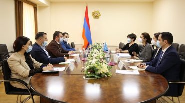 Նախարար Հայկ Չոբանյանը ընդունել է ՄԱԿ-ի զարգացման ծրագրի ներկայացուցիչներին