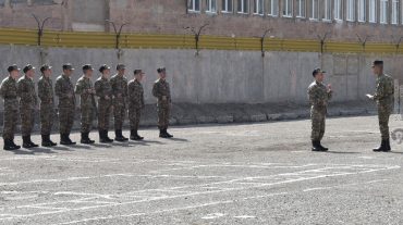 Անցկացվել են պարապմունքներ նորակոչիկների հետ