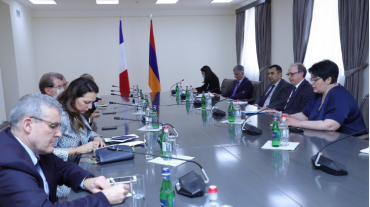 Արա Այվազյանը Ֆրանսիայի Ազգային ժողովի պատգամավորների հետ հանդիպմանը անդրադարձել է թուրք-ադրբեջանական ագրեսիայի հետևանքով Արցախում ստեղծված հումանիտար իրադրությանը