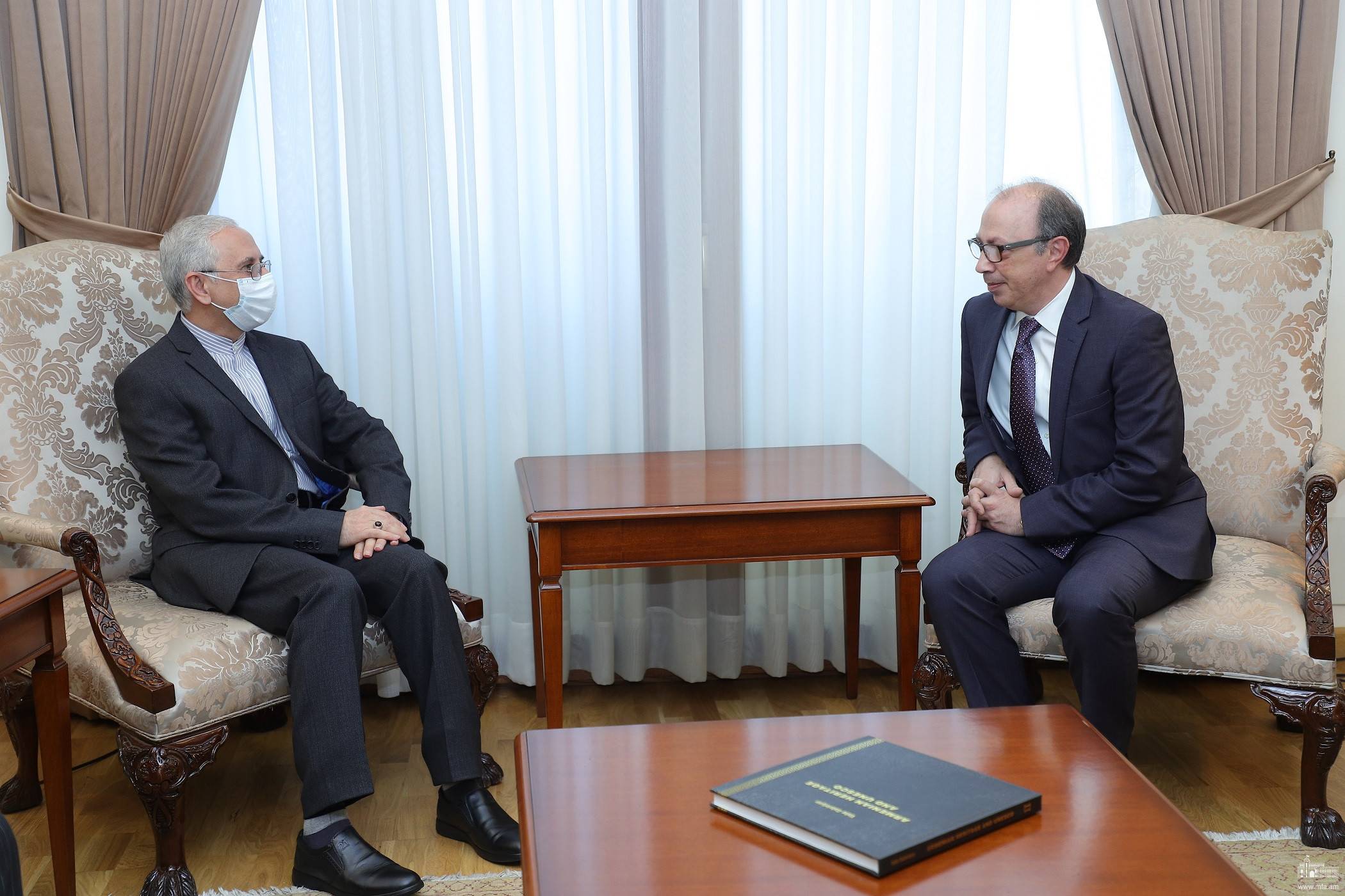Արա Այվազյանը ՀՀ-ում Իրանի դեսպանի հետ քննարկել է տարածաշրջանային անվտանգության և խաղաղության հարցերը