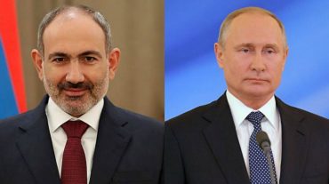 Նիկոլ Փաշինյանը Վլադիմիր Պուտինին տեղեկացրել է Սյունիքի մարզում ստեղծված իրավիճակի մասին