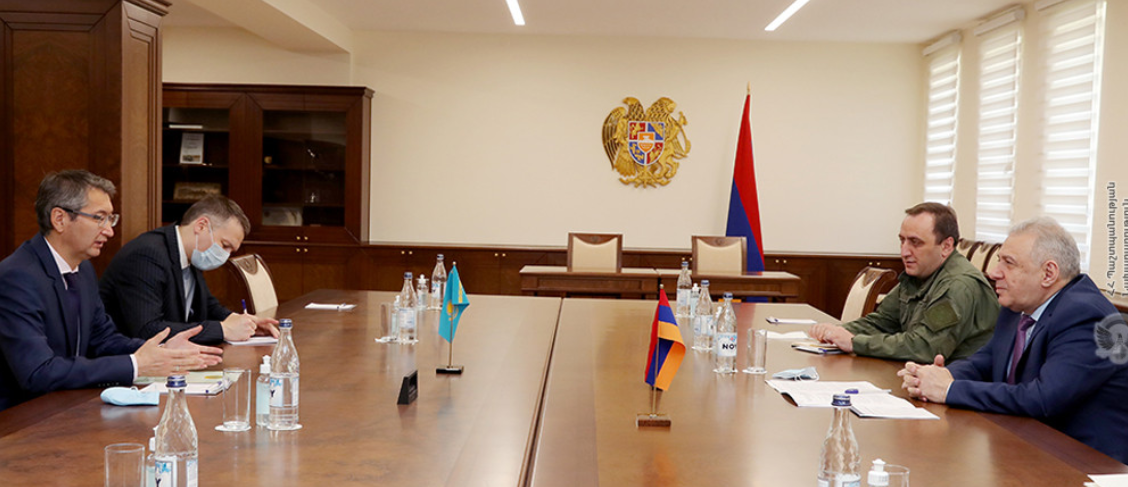 Վաղարշակ Հարությունյանն ընդունել է Հայաստանում Ղազախստանի դեսպանին