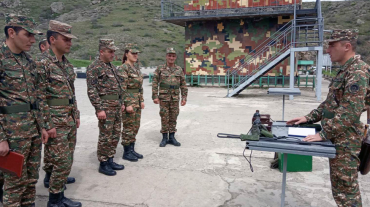 Զորամասերից մեկի հրաձգարանում անցկացվել է կրակային պատրաստության գործնական պարապմունք