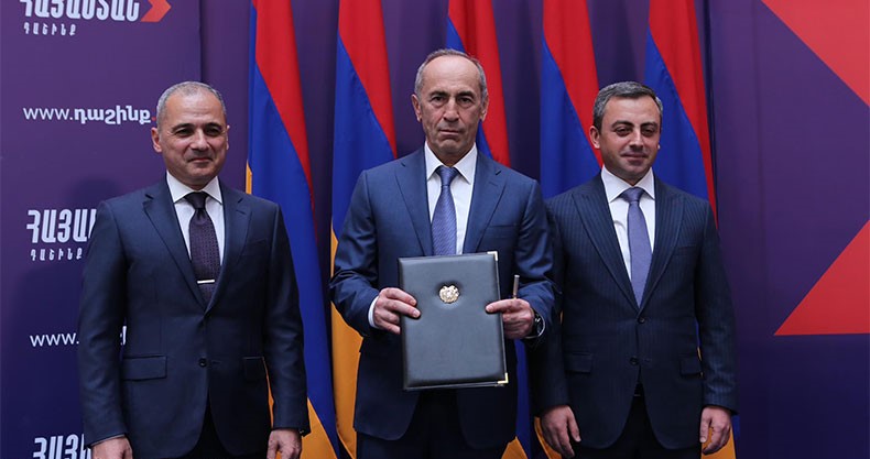 «Հայաստան» դաշինքը ներկայացրել է իր նախընտրական ցուցակի առաջին 20 անունները