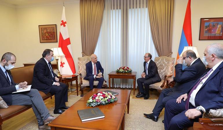 Արա Այվազյանը Վրաստանի ԱԳ նախարար Դավիդ Զալկալիանիի հետ հանդիպմանը քննարկել է տարածաշրջանային անվտանգության հարցերը