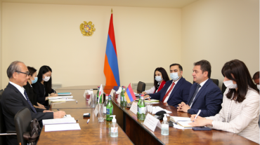 Հայկ Չոբանյանը ՀՀ-ում Ճապոնիայի դեսպանի հետ քննարկել է տեխնոընկերությունների միջև գործակցային հնարավորությունները