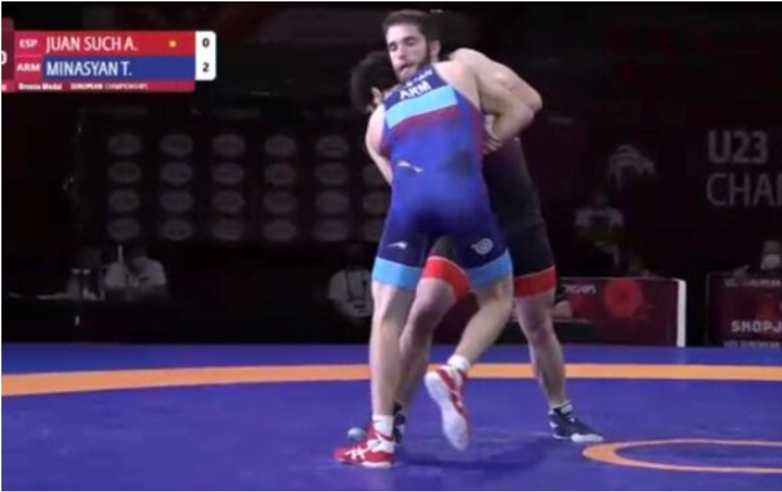 Մ-23 ԵԱ. Տիգրան Մինասյանը դարձավ բրոնզե մեդալակիր