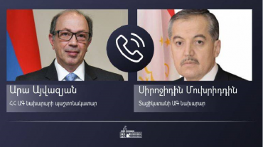 ՀՀ ԱԳ նախարարի պաշտոնակատարը հեռախոսազրույց է ունեցել Տաջիկստանի ԱԳ նախարարի հետ