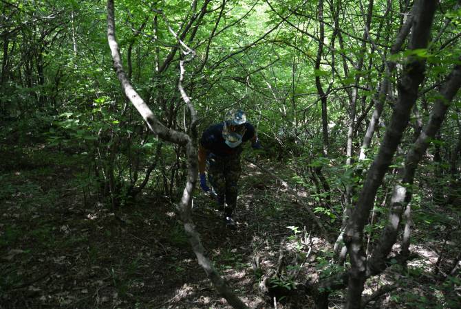 Զոհված զինծառայողների աճյունների որոնողական աշխատանքները շարունակվում են Վարանդայի շրջանում