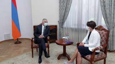 Փոխվարչապետի պաշտոնակատար Մհեր Գրիգորյանն ընդունել է Էստոնիայի դեսպանին