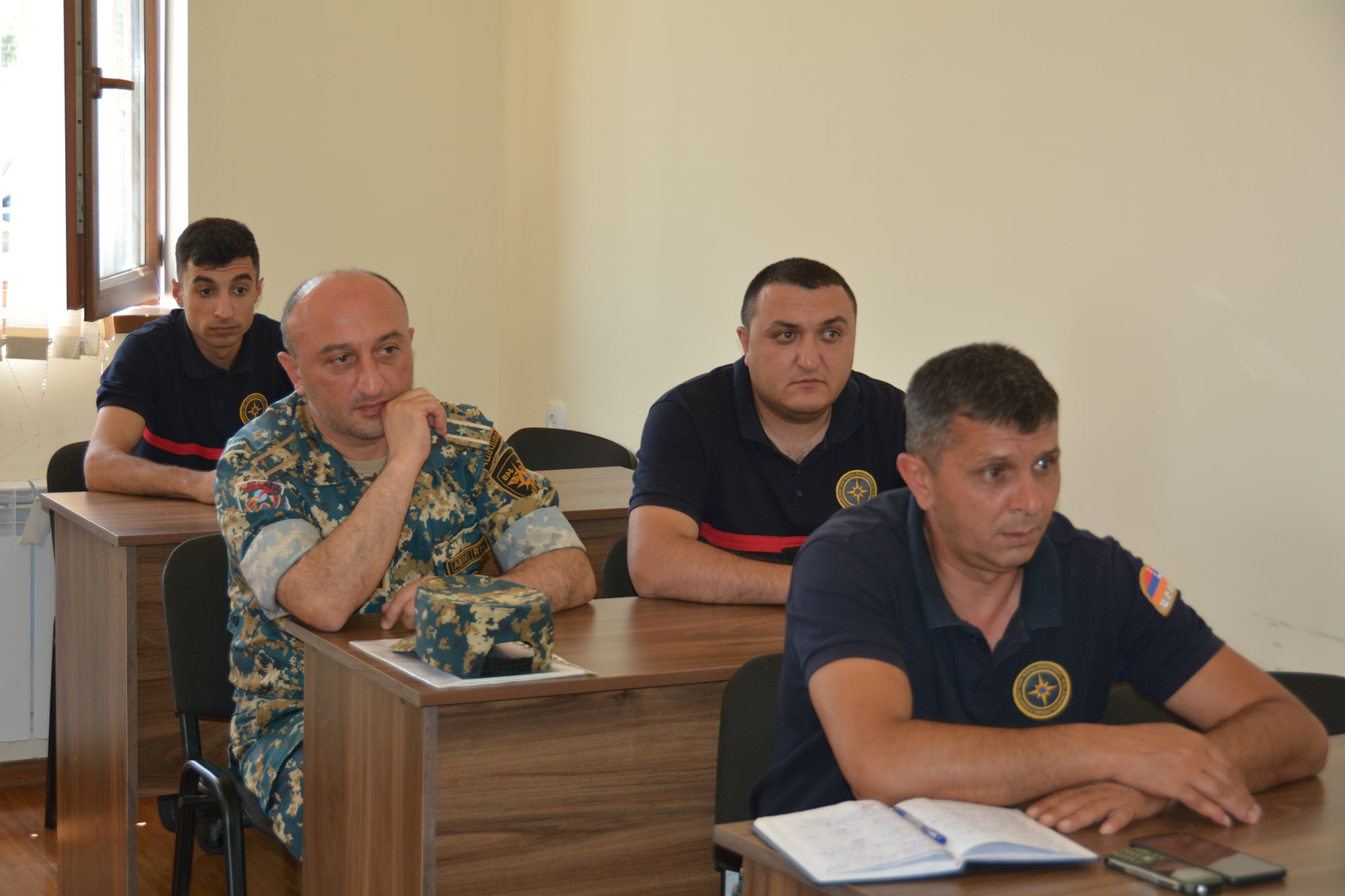 Մասնագիտական դասընթաց Արցախի ԱԻ պետական ծառայության փրկարարների հետ