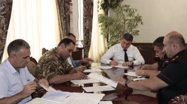 Կայացել է Գեղարքունիքի մարզի զորակոչային հանձնաժողովի հերթական նիստը