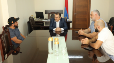 Կարեն Գիլոյանն ընդունել է MMA-ի մարզիկ Վարշամ Գևորգյանին