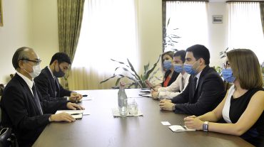 Ռուստամ Բադասյանը Ճապոնիայի դեսպանի հետ քննարկել է փոխգործակցությունը խորացնելուն ուղղված մի  շարք հարցեր