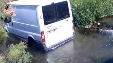 «Կորեայի ձորում» Ford Transit-ը հայտնվել է գետում