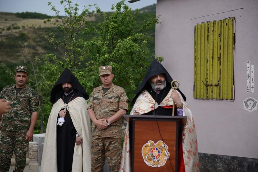 Կատարվել է հուշարձանի օծման արարողություն` նվիրված 44-օրյա պատերազմում զոհված զինծառայողների հիշատակին