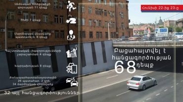 Հունիսի 22-23-ը բացահայտվել է հանցագործության 68 դեպք