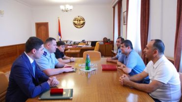 Արայիկ Հարությունյանը ընդունել է ՀՀ քննչական կոմիտեի նախագահ Հայկ Գրիգորյանին