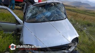Սյունիքում Chevrolet Niva-ն, մի քանի պտույտ գլորվելով, հայտնվել է դաշտում. 3 մարդ հոսպիտալացվել է