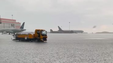 «Շերեմետևո» օդանավակայանի թռիչքուղին ջրածածկ է եղել․ օգտատերերը տեսանյութեր են հրապարակել