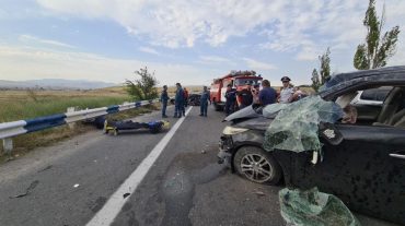 Երևան-Սևան ավտոճանապարհին տեղի ունեցած վթարի վայրից ՔԿ-ն լուսանկարներ ու տեսանյութ է հրապարակել