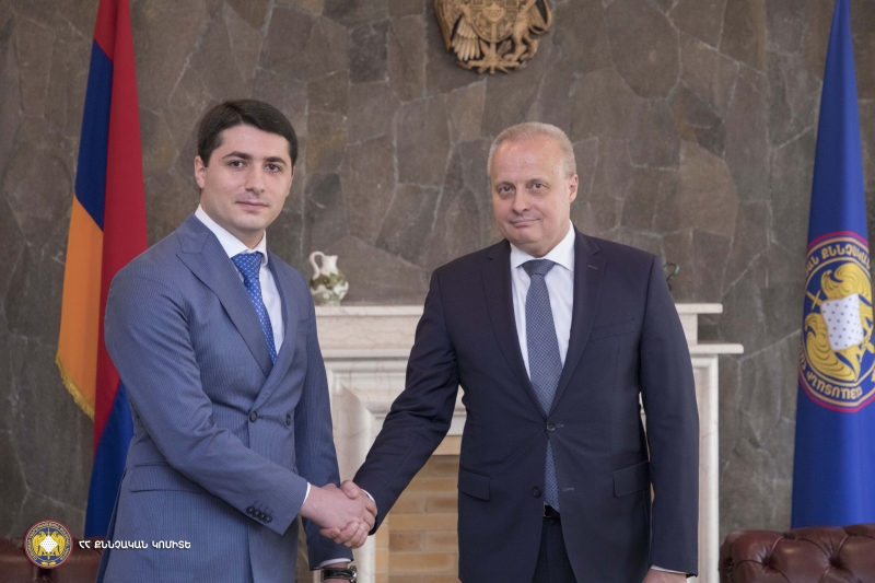 Արգիշտի Քյարամյանն ու Սերգեյ Կոպիրկինը քննարկել են երկու երկրների իրավապահ մարմինների համագործակցությանը վերաբերող հարցեր