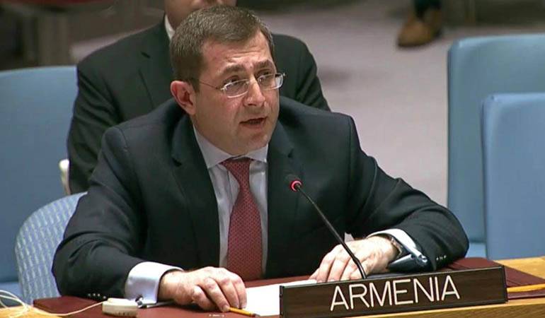 ՀՀ մշտական ներկայացուցչի նամակը՝ հասցեագրված ՄԱԿ Անվտանգության խորհրդի նախագահին