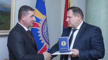 Գեղարքունիքի մարզպետը պարգևատրվել է «Համագործակցության համար» մեդալով