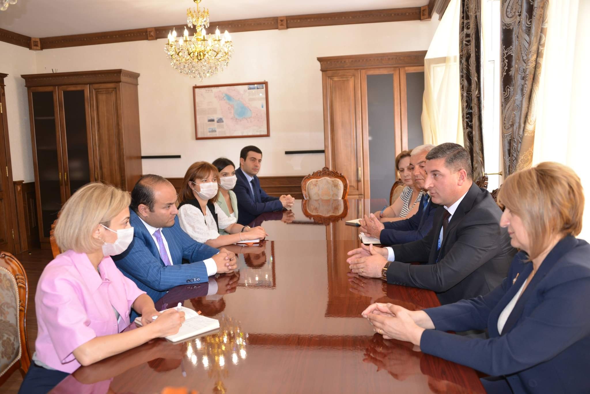 Գեղարքունիքի մարզպետն ընդունել է ՀՀ աշխատանքի և սոցիալական հարցերի նախարարության ներկայացուցիչներին