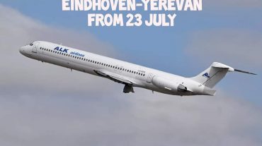 Իրականացվելու են ուղիղ ոչ կանոնավոր չվերթներ Նիդեռլանդների Էյնդհովեն քաղաքից Երևան