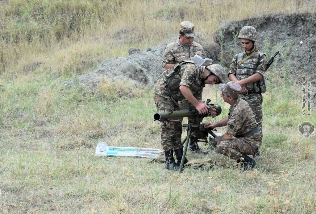 Ուսումնական պարապմունք 3-րդ զորամիավորումում