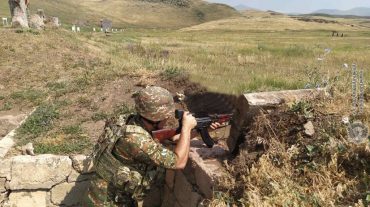 Զորամասերից մեկի հրաձգարանում անցկացվել է կրակային պատրաստության տեսական և գործնական պարապմունք