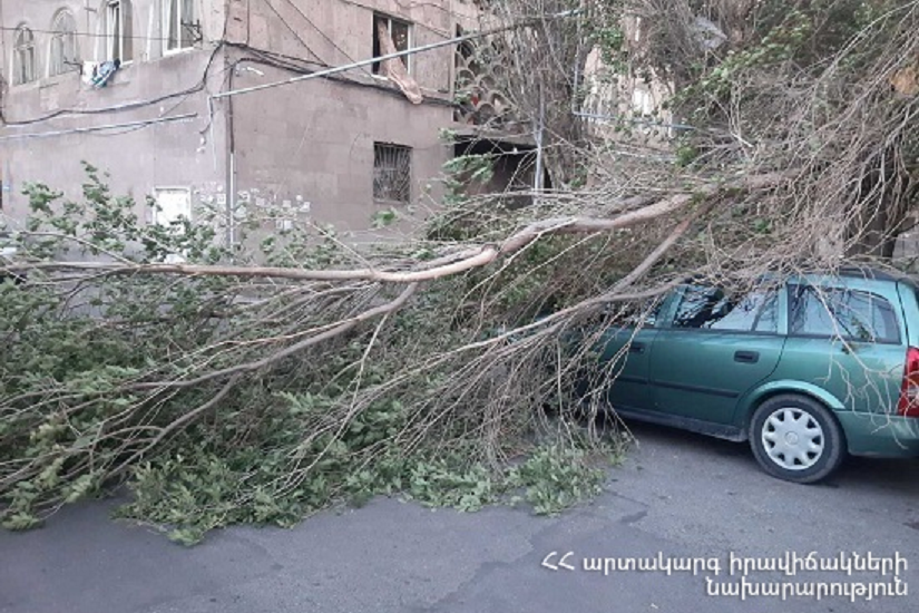 Վնասներ՝ քամու հետևանքով