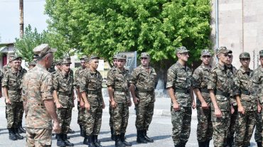 Նորակոչիկ զինծառայողների հետ մարտական պատրաստության պարապմունքներ են անցկացվել