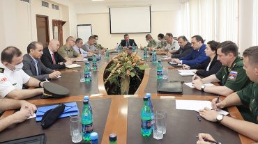 ՊՆ պաշտպանական քաղաքականության գլխավոր վարչության պետն ընդունել է Հայաստանում հավատարմագրված ռազմական կցորդներին