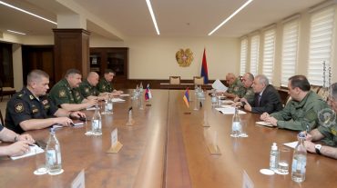 Վաղարշակ Հարությունյանն ընդունել է ՌԴ ԶՈՒ ԳՇ պետի տեղակալ, գեներալ-գնդապետ Սերգեյ Իստրակովին