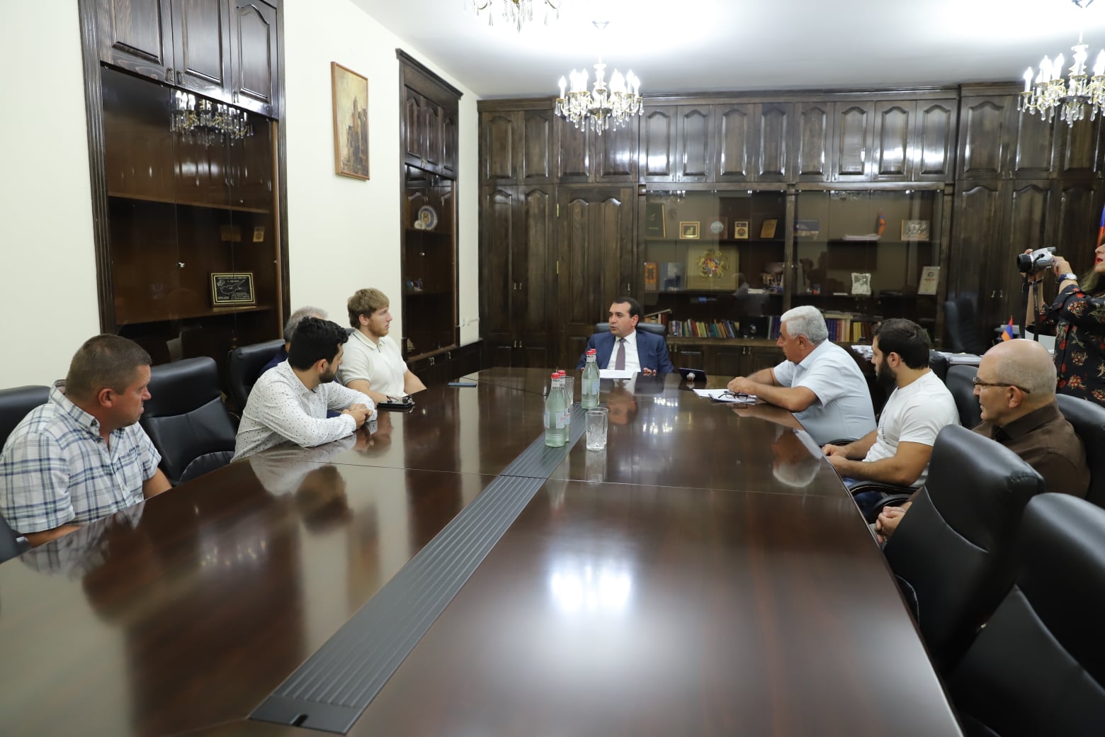 Շիրակի մարզպետն ընդունել է Տոկիոյի օլիմպիական խաղերին մասնակցող գյումրեցի մարզիկներին