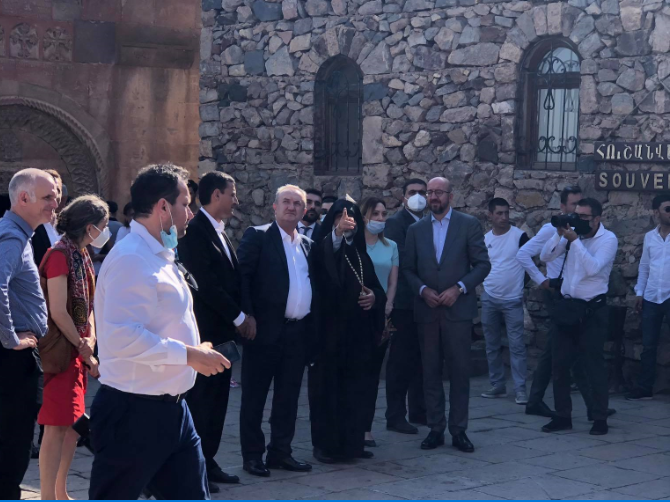 Շառլ Միշելն այցելել է Խոր Վիրապ