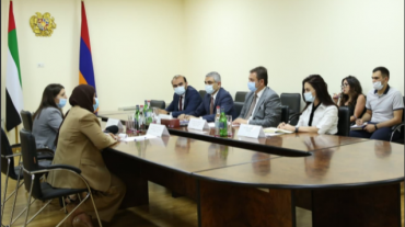 Բարձր տեխնոլոգիական արդյունաբերության ոլորտին առնչվող հարցեր են քննարկել ՀՀ ԲՏԱ նախարարի պաշտոնակատարը և ՀՀ-ում ԱՄԷ-ի դեսպանության գործերի ժամանակավոր հավատարմատարը
