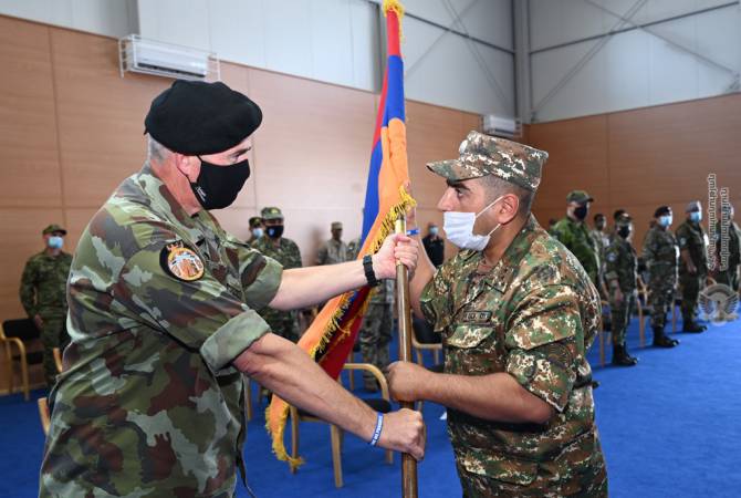 Տեղի է ունեցել հայ խաղաղապահների առաքելության փոխանցման արարողություն