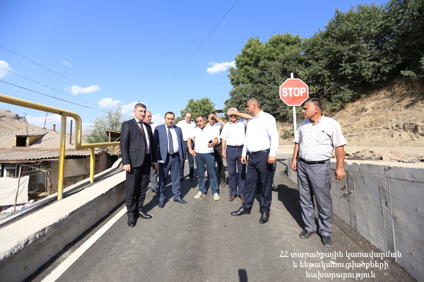 ՏԿԵ նախարարն աշխատանքային այց է կատարել Սյունիքի, Վայոց ձորի մարզեր