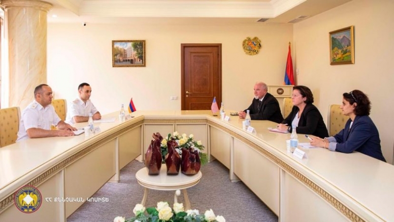ՀՀ ՔԿ նախագահի տեղակալը հանդիպել է ԱՄՆ քննությունների դաշնային բյուրոյի իրավական կցորդի հետ