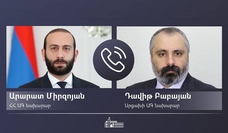 Հայաստանի և Արցախի արտգործնախարարները քննարկել են ադրբեջանաթուրքական ագրեսիայի հետևանքով ստեղծված իրավիճակը