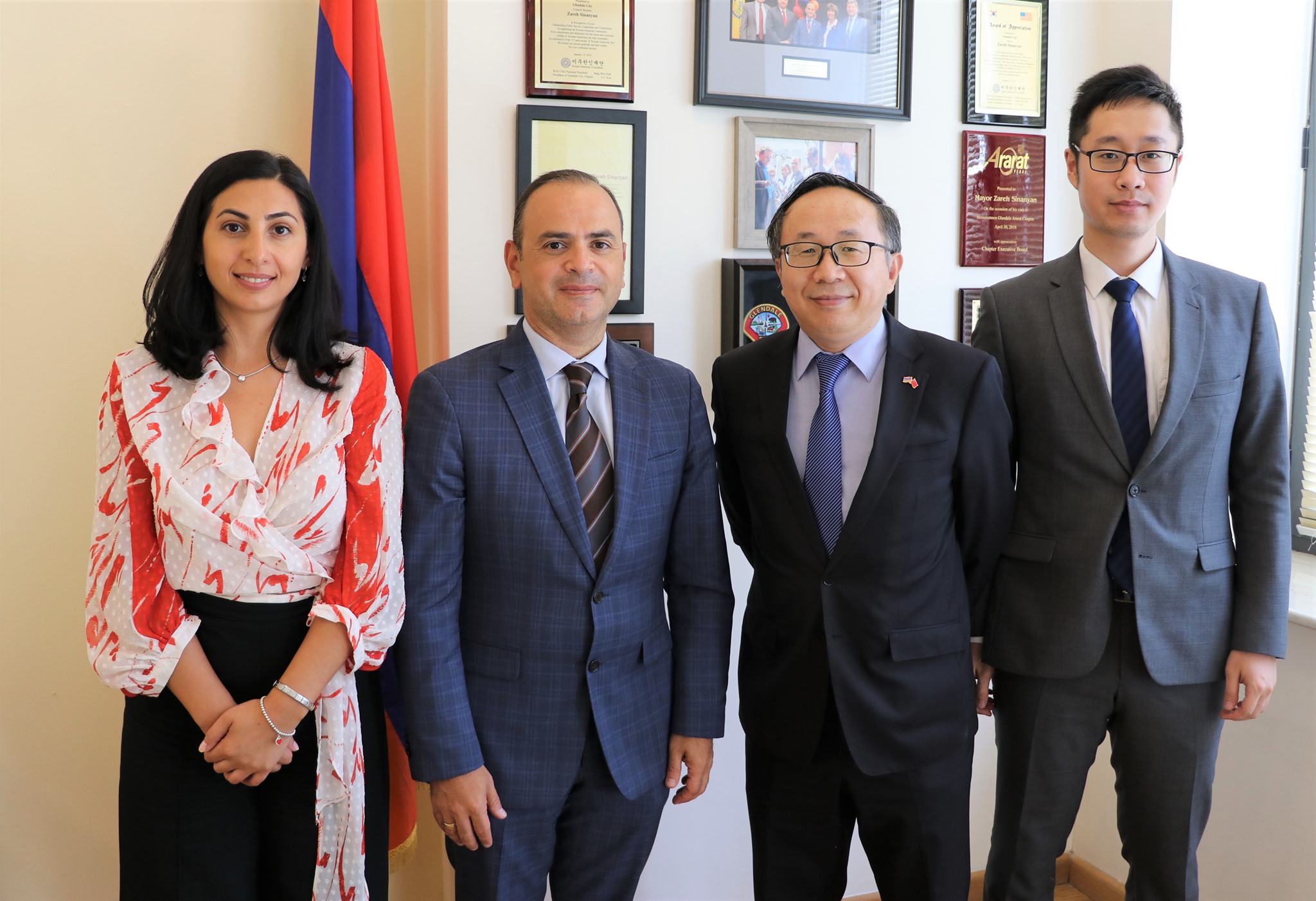 Զարեհ Սինանյանն ընդունել է ՀՀ-ում Չինաստանի  դեսպան Ֆան Յոնգին