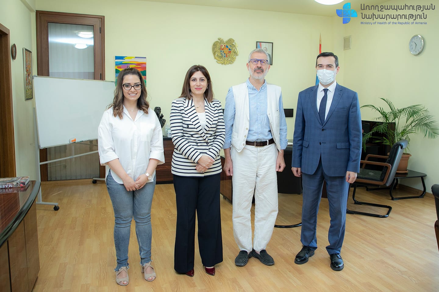 Անահիտ Ավանեսյանն ընդունել է Լիոնի համալսարանի պրոֆեսոր, վիրաբույժ Արամ Ղազարյանին