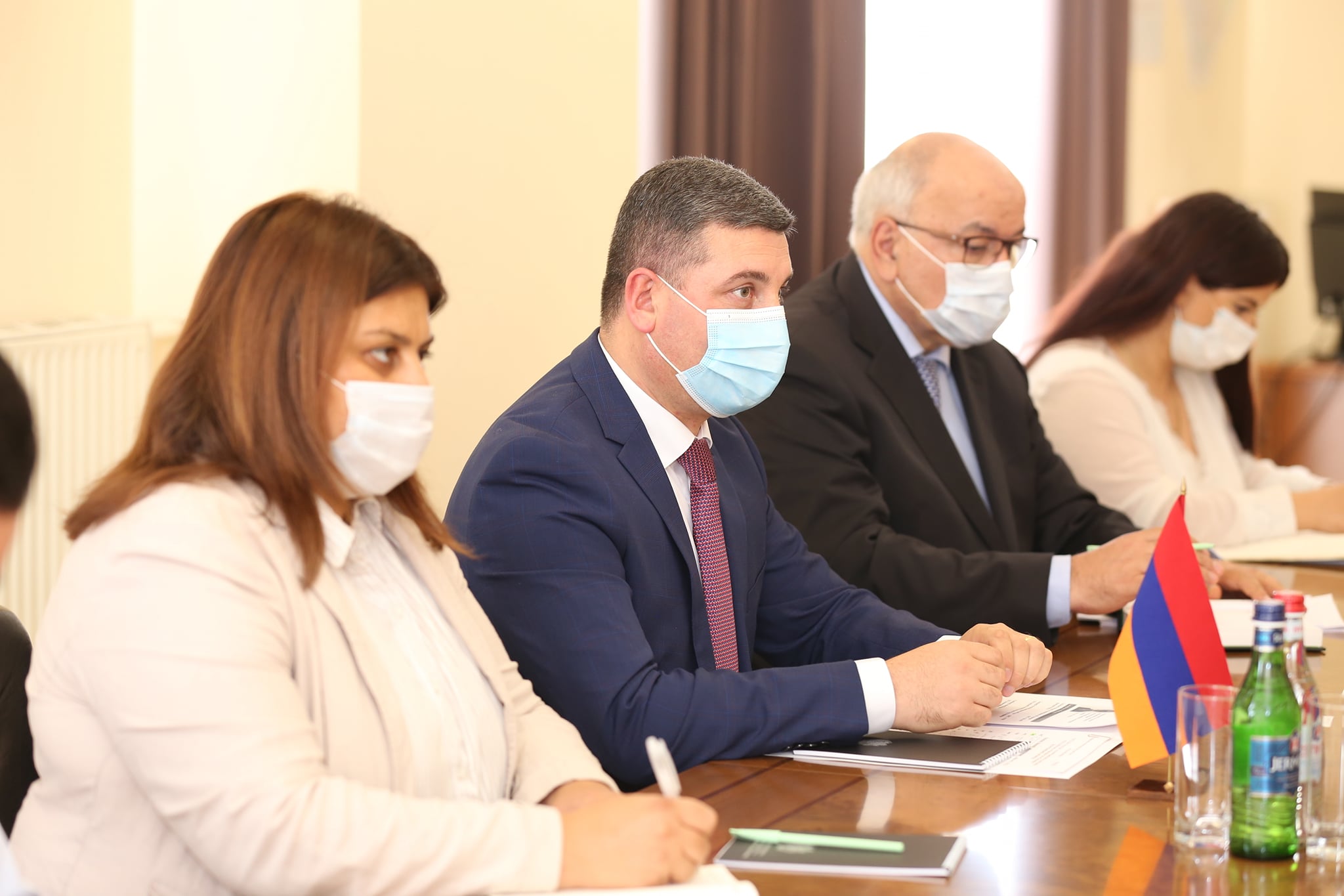 Գնել Սանոսյանն ընդունել է GIZ հայաստանյան գրասենյակի ներկայացուցիչներին